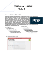 Pemrograman Mobile I Modul 5