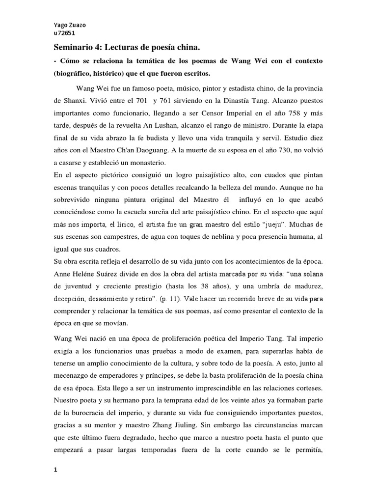 Wang Wei | PDF