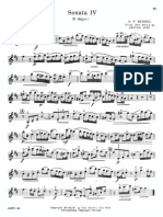 Handel - Sonata No4 in D Major