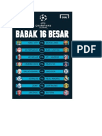 Jadwal 16 Besar