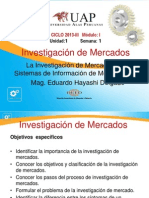 Semana 1 - La Investigacion de Mercados