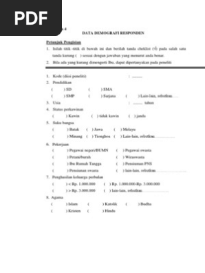 Data Demografi Responden