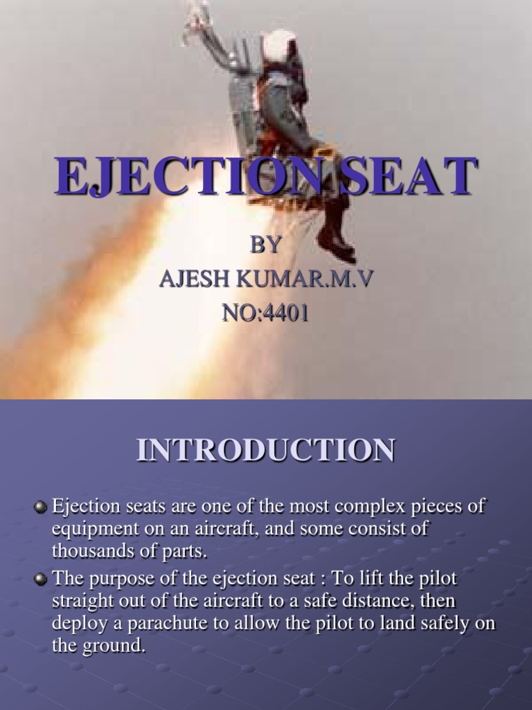 Ejection Seat Systems Overview | PDF | Parachute | Aeronautics