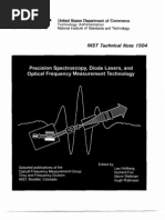 NIST Precision Spectroscopy, Diode Lasers and Optical Frequency Measurement Technology, PDF