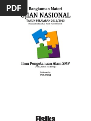 Rangkuman Materi Un Ipa Smp Fisika Biologi Dan Kimia Revised