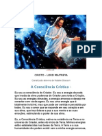 A consciência crística - CRISTO - LORD MAITREYA