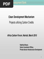 African Development Bank CDM-Projects