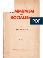 Communism vs Socialism - Kautsky