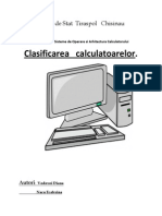 Clasificarea Calculatoarelor.