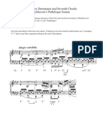 Secondary Dominant and Seventh Chords in Beethoven