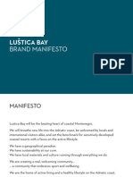 Lustica Bay Brand Manifesto