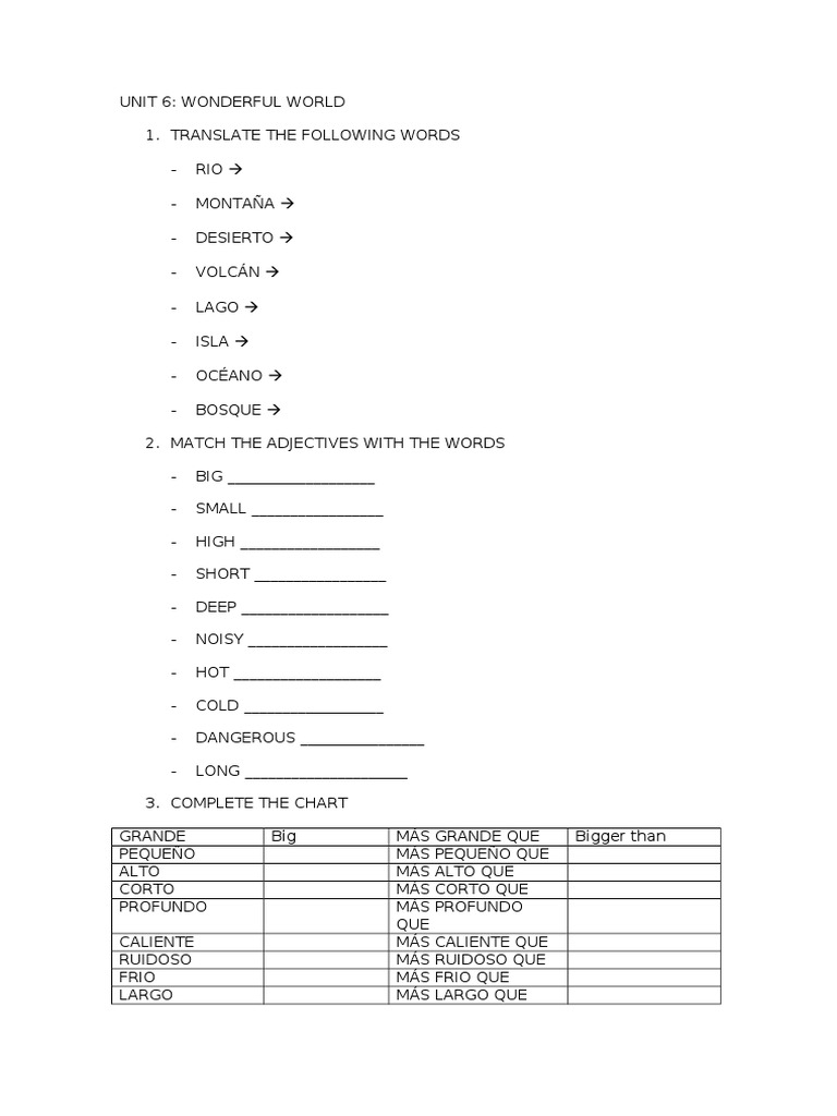 Beep 5º - Unit 6 | PDF