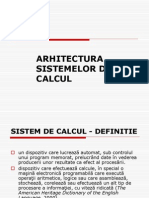 0_Arhitectura Sistemelor de Calcul