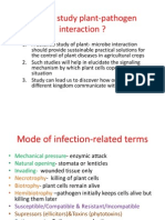 Plant - Pathogen Interaction & Disease Development - ppt-2003