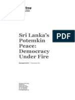 Sri Lanka's Potemkin Peace: Democracy Under Fire