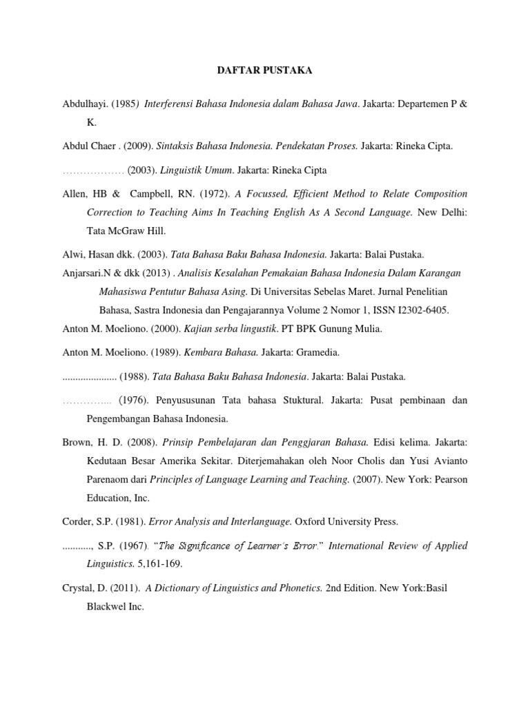 Daftar Pustaka Pdf