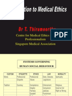 Centre For Medical Ethics and Professionalism Singapore Medical Association