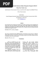 Download JURNAL-Kebijakan Proteksi Indonesia Dalam Menghadapi ACFTA by Muthi Fatihah SN194055133 doc pdf