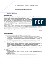 Costos Relevantes Analisis Marginal Inflacion y Politica Precios