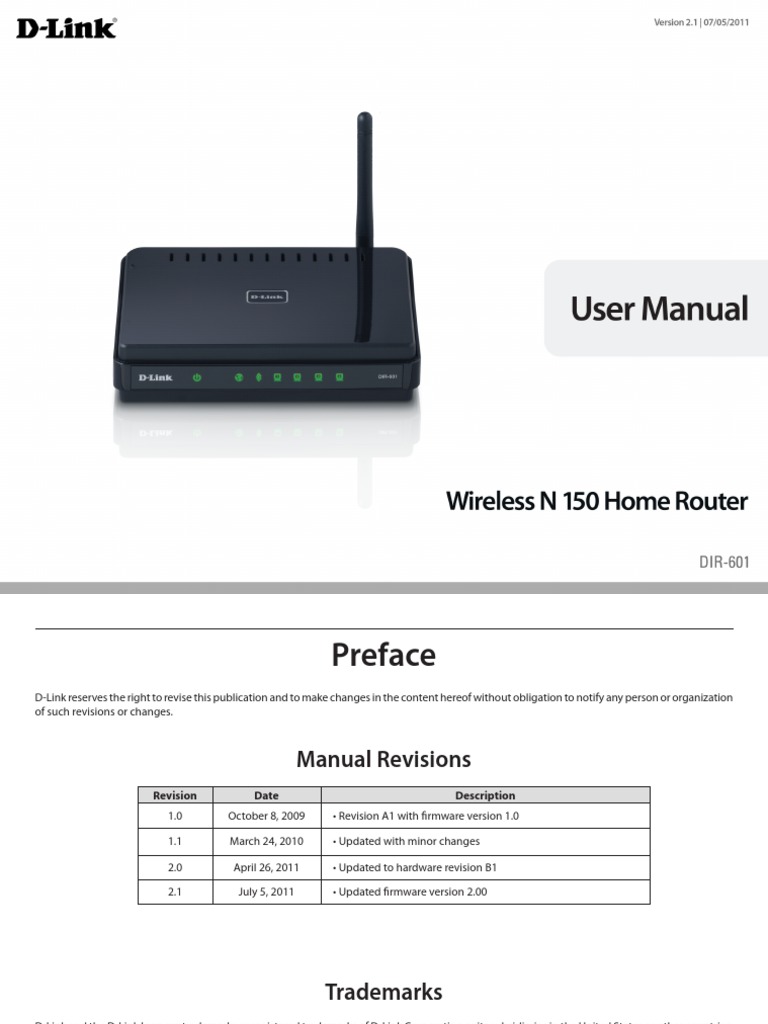 Dir-601 Manual | Ip Address | Port (Computer Networking)