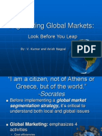 Segmenting Global Markets