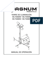 Manual de Operación - Torres de Iluminacion - MLT4060-80M-K 06 14 10 G 10454