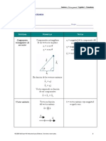 Formulario de Vectores