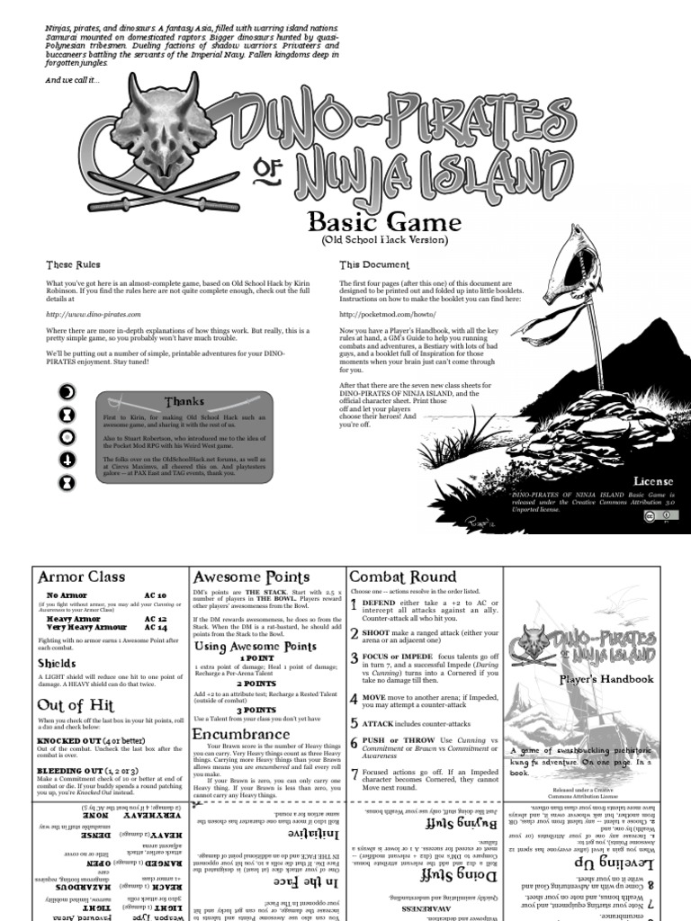 Dino Pirates: Old School Hack Guide | PDF | Armour | Ninja