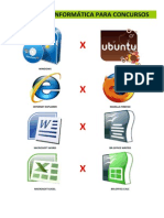 Informática Comparação Sistemas Operacionais, Navegadores, Editores de Texto e Planilhas