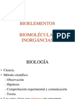 Bioelementos Biomoleculas Ivorganicas