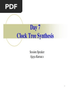 7 CLK Tree Synthesis