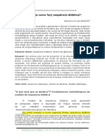 O modelo de sequência didática para o ensino de gêneros textuais