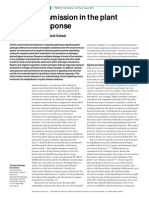 Signal Transmission in the Plant Immune Response