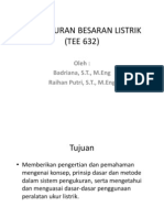 Pengukuran Besaran Listrik Tee 632