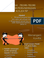 Teori-Teori Dalam Perundingan Kolektif