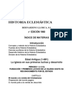 Manual de Historia Eclesiástica (Bernardino Llorca, 5 Ed., 1960)