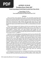 Download Kegentingan Kredit Perbankan Syariah by Lukman Hakim Hassan SN19413773 doc pdf