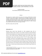 Download Pengaruh Harga Minyak Dan Suku Bunga FED by Lukman Hakim Hassan SN19413795 doc pdf
