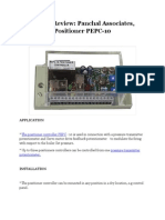 Dyman Review: Panchal Associates, Positioner PEPC-10
