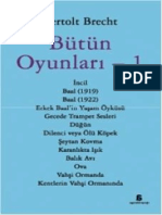 Bertolt Brecht - Bütün Oyunları 1-Mitos - Boyut - Yayınları (2007)