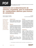 Validacion Cloruros y Humedad,