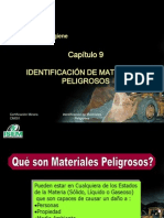 CM001 CAP9.- IDENTIFICACIÓN DE MATERIALES PELIGROSOS