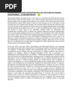Download Does the Theory of Social Constructivism Have Any Role to Play in Computer by waleedsultan SN19416433 doc pdf