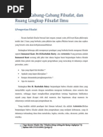 Download FilsafatCabang-CabangDan Ruang Lingkupnya by rmulyanam SN194170227 doc pdf
