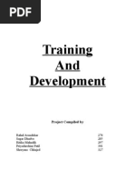 Download Training Development by kanu agrawal SN19418150 doc pdf