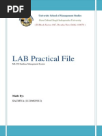 DBMS Lab File