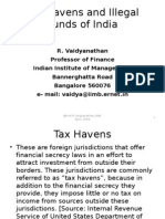 Tax Havens and Illegal Funds of India