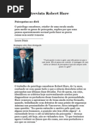 VEJA Entrevista Robert Hare