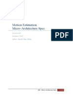 H265Encoder ME Micro-Architecture Spec v0.01