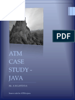 ATM Case Study Code-Java